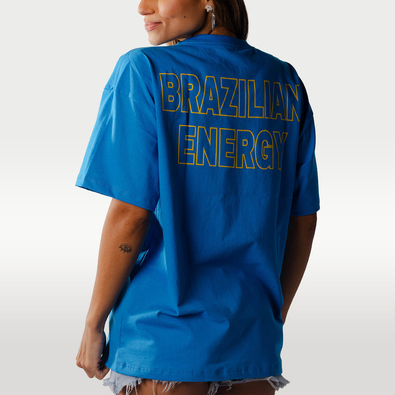 CAMISETA ANITTA BRAZILIAN ENERGY - AZUL